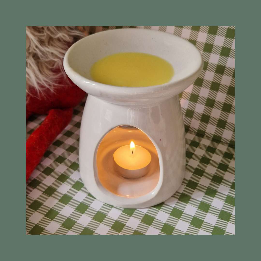 White Ceramic Wax Burner